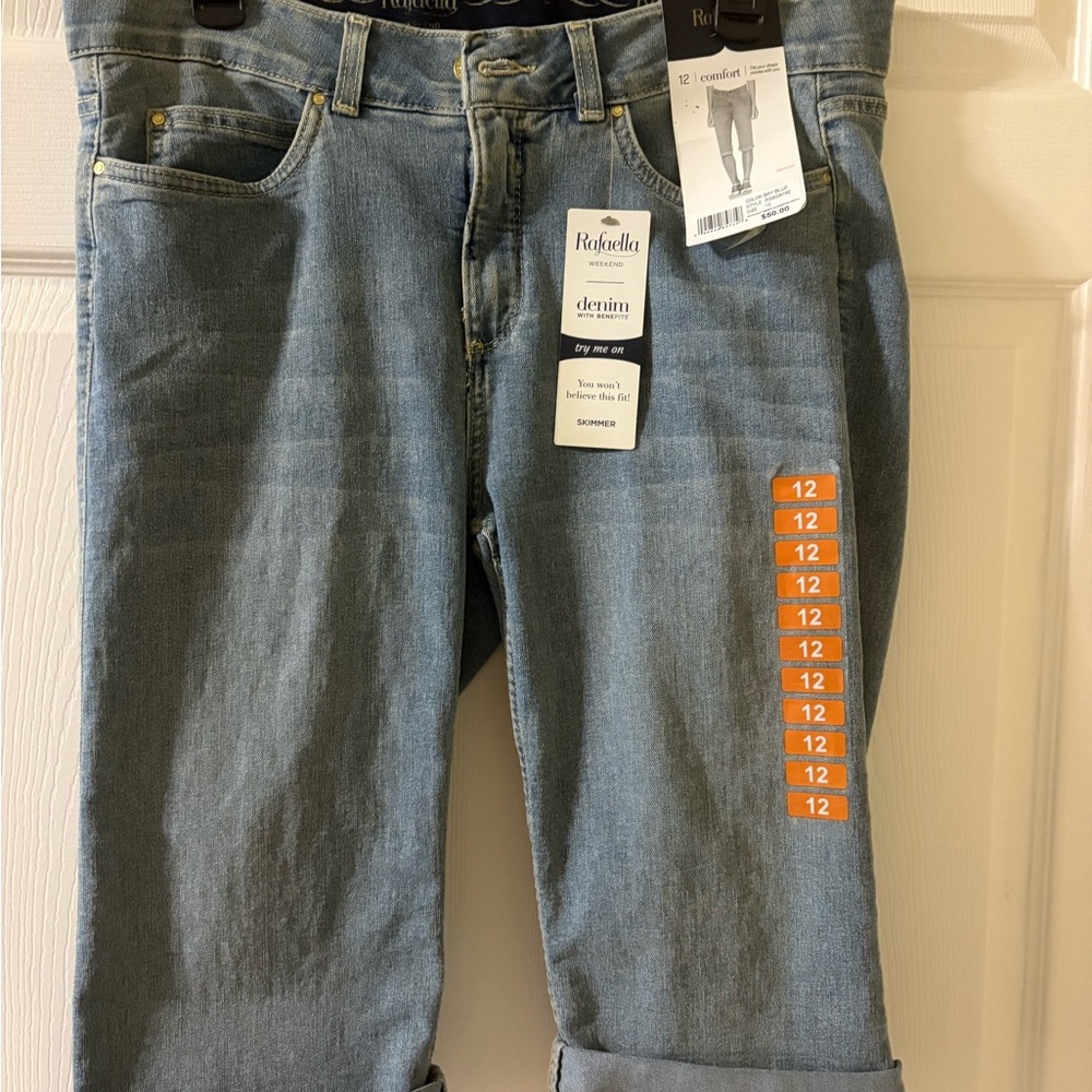 Rafaella Bay Blue Denim Capris - NWT